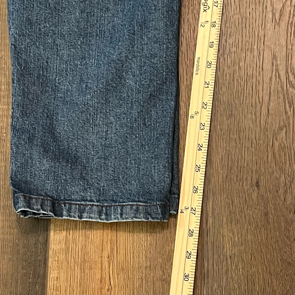 Hiltl ZE500 Blue Jeans Mens 42x28 Kid Contemporary‎ Fit Medium Wash Straight Leg - Picture 15 of 16